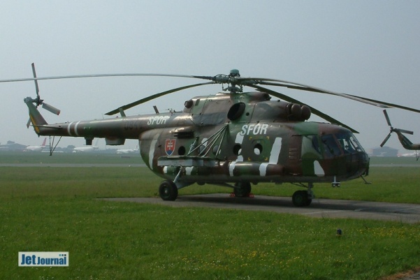 0844 Mi-17, 3VrK Slovak AF, SFOR markings